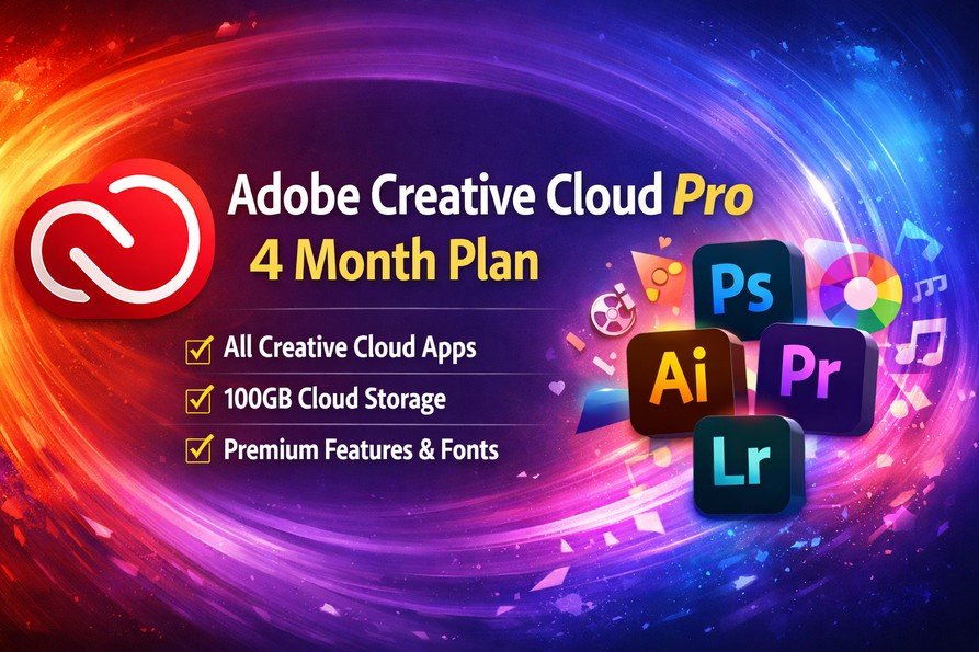 Adobe Creative Cloud Pro - 4 Month Plan