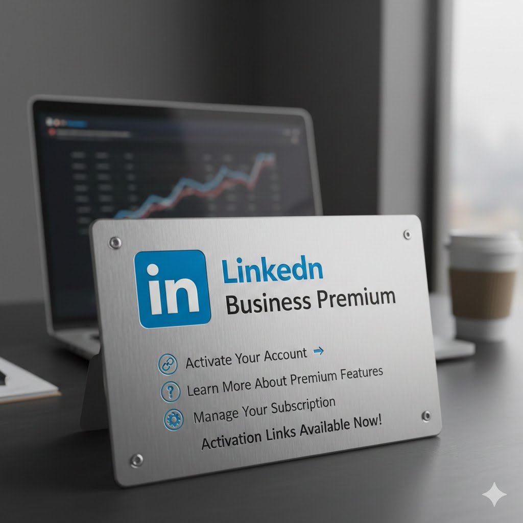 LinkedIn - Business Premium Activation Links Available for 12 Months