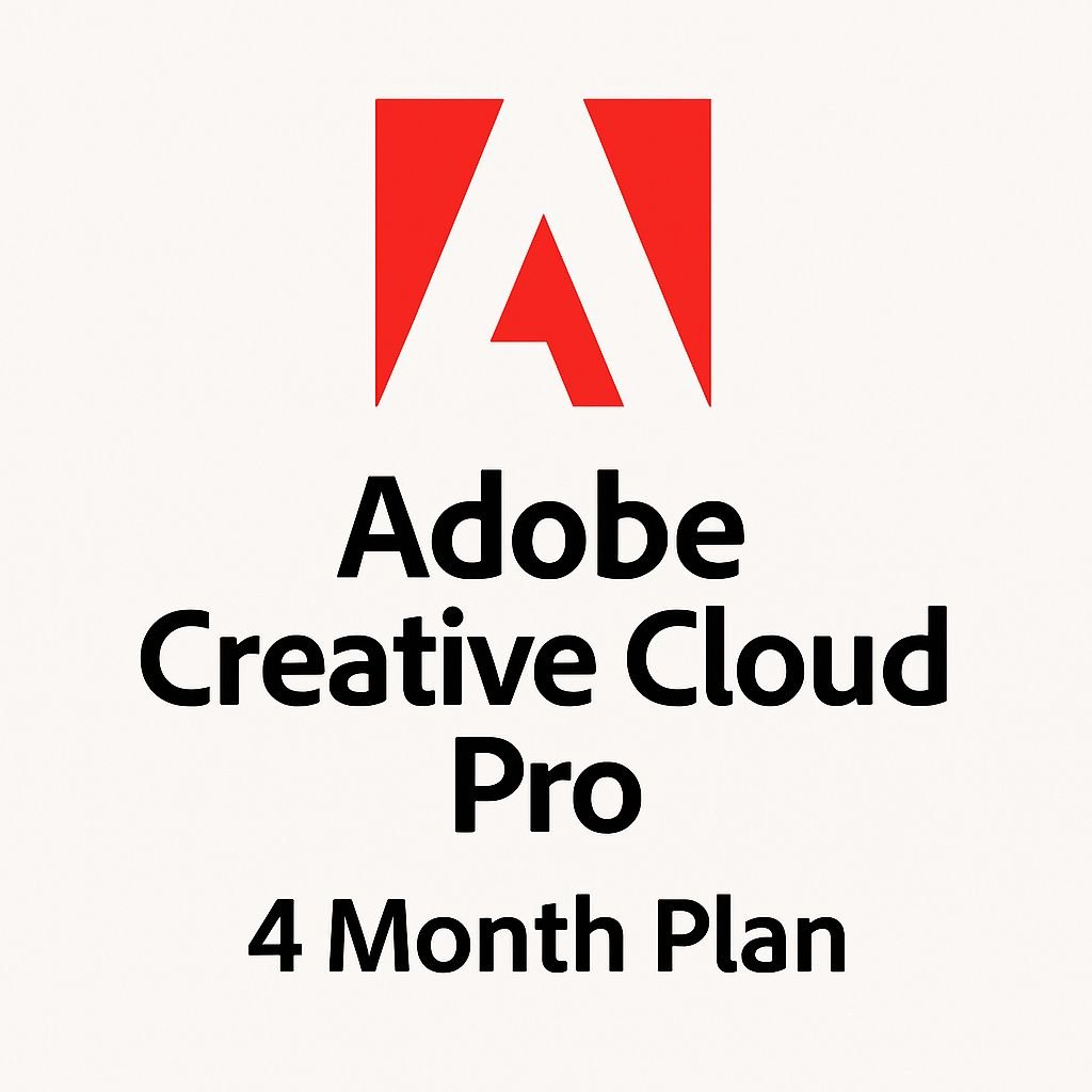 Adobe Creative Cloud Pro - 4 Month Plan